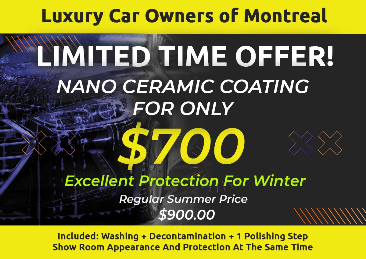 Ceramic coating promotion $200.00 Off Poliperferct